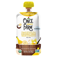 Once Upon a Farm Organic & Dairy-Free Ba-Nilla Coconut Milk Yogurt Alternative, 3.2 oz