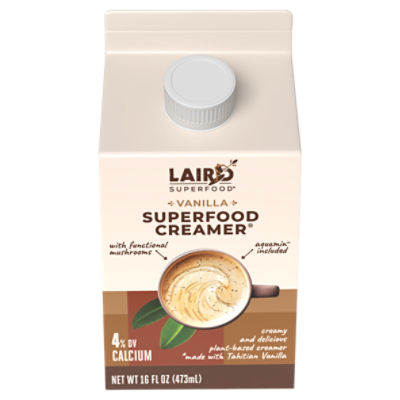 Laird Superfood Vanilla Superfood Creamer, 16 fl oz