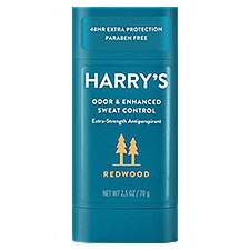 Harry's Redwood Odor & Enhanced Sweat Control Extra-Strength Antiperspirant Deodorant, 2.5 oz, 2.5 Ounce