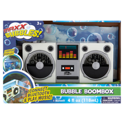 Maxx Bubbles! 4 fl oz Bubble Boombox, 3+