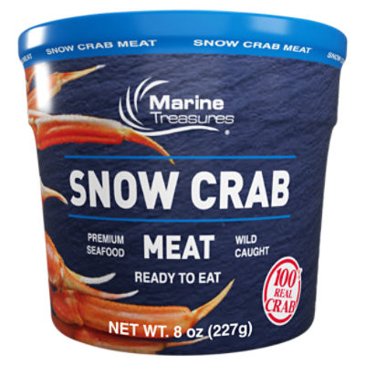 Marine Treasures Snow Crab Meat, 8 oz