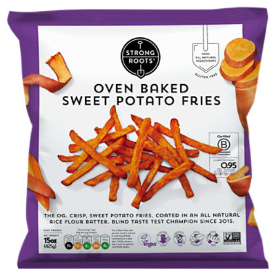 Strong Roots Oven Baked Sweet Potato Fries, 15 oz