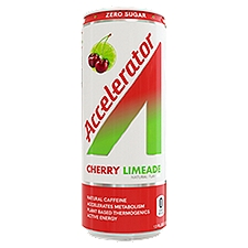 A SHOC Accelerator Cherry Limeade Smart Energy Drink, 12 Fl Oz Can