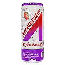 A SHOC Accelerator Star Berry Energy Drink, 12 fl oz can
