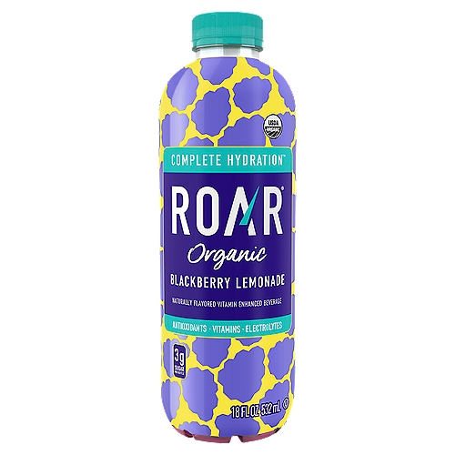 Roar Organic Blackberry Lemonade Beverage, 18 fl oz