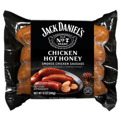 Jack Daniel's Chicken Hot Honey Smoked Chicken Sausage, 12 oz