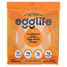 Egglife Southwest Style Egg White Wraps, 6 count, 6 oz