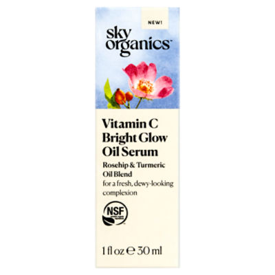 Sky Organics Vitamin C Bright Glow Oil Serum, 1 fl oz