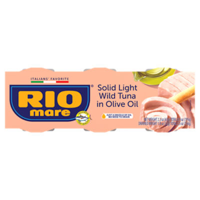 Rio Mare Solid Light Wild Tuna in Olive Oil, 6.9 oz