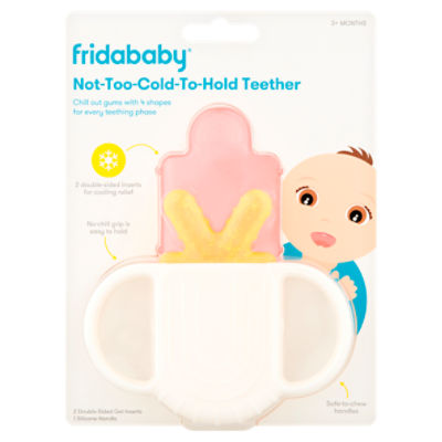 Fridababy Not-Too-Cold-to-Hold Teether, 3+ Months