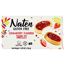 Naten Gluten Free Strawberry Flavored Tartlet, 6 count, 5.29 oz