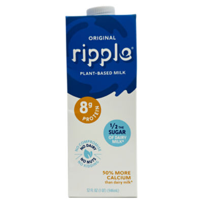 Ripple Original Shelf-Stable Plant-Based Milk, 32 fl oz
