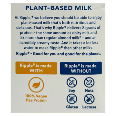 Ripple Shelf-Stable Non-Dairy Kids Milk (6-Pack)