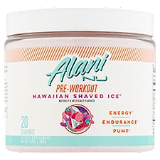 Alani Pre-Workout Hawaiian Shaved Ice Dietary Supplement, 7.2 oz