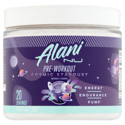 Alani Nu Cosmic Stardust Pre-Workout Dietary Supplement, 7.05 oz
