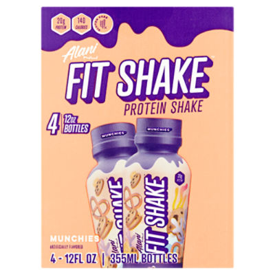 Alani Nu Fit Shake Munchies Protein Shake, 12 fl oz, 4 count ShopRite