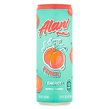 Alani Nu Juicy Peach Energy Drink, 12 fl oz