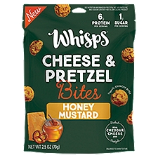 Whisps Cheese & Pretzel Bites, Honey Mustard