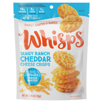 Whisps Tangy Ranch Cheddar Cheese Crisps, 1.95 oz