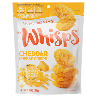 Whisps Cheddar Cheese Crisps, 1.95 oz