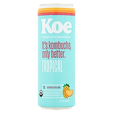 Koe Tropical Sparkling Beverage, 12 fl oz