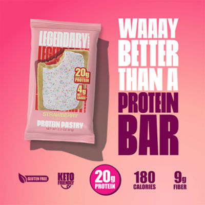Legendary Foods Strawberry Flavored Protein Pastry, 2.2 oz
