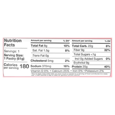 Legendary Foods Strawberry Flavored Protein Pastry, 2.2 oz
