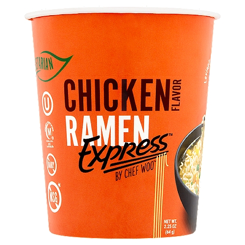 Chef Woo Express Chicken Flavor Ramen, 2.25 oz