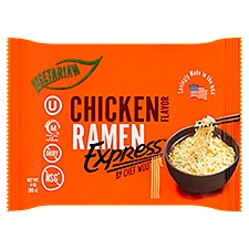 Chef Woo Express Chicken Flavor, Ramen, 3 Ounce