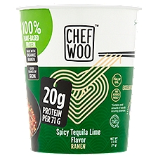 Chef Woo Spicy Tequila Lime Flavor Ramen, 2.5 oz, 2.5 Ounce