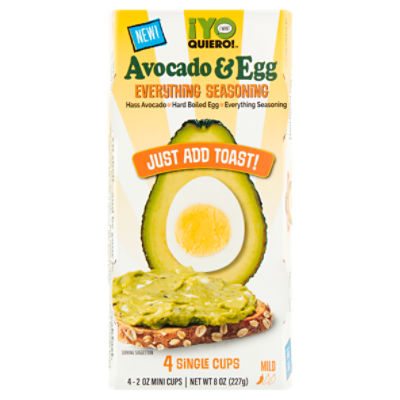 ¡Yo Quiero! Everything Seasoning Avocado & Egg, 2 oz, 4 count