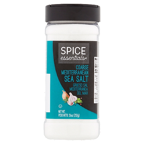 Spice Essentials Coarse Mediterranean Sea Salt, 26 oz