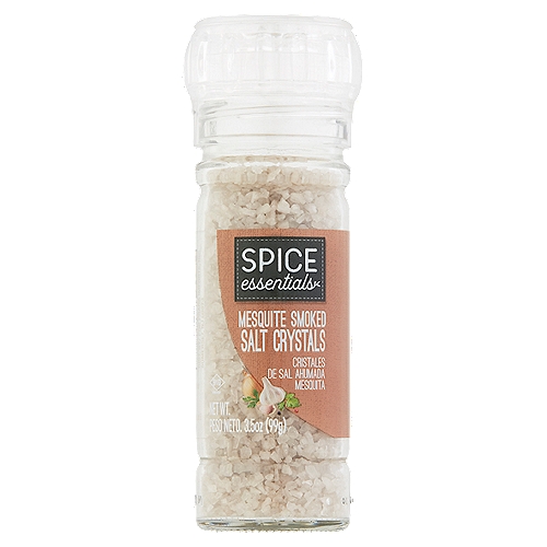 Spice Essentials Mesquite Smoked Salt Crystals, 3.5 oz