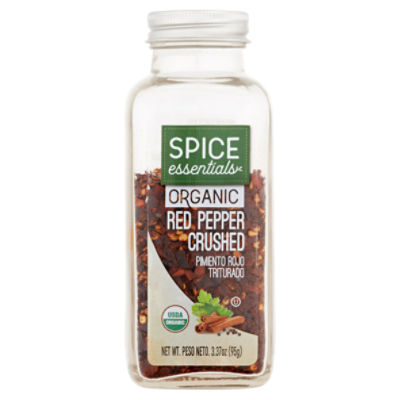Spice Essentials Organic Crushed Red Pepper, 3.37 oz