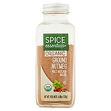 Spice Essentials Organic Ground Nutmeg, 4.88 oz