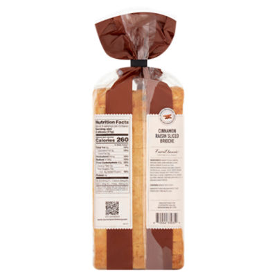 Euro Classic Cinnamon Raisin Sliced Brioche, 17.6 oz