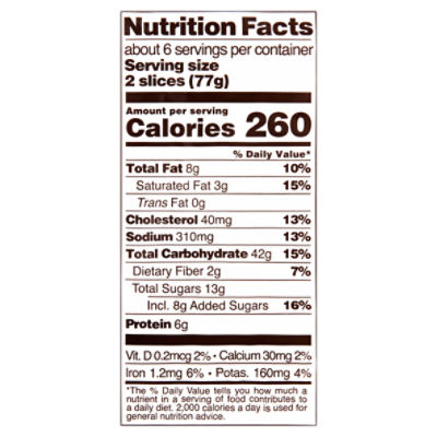 Euro Classic Cinnamon Raisin Sliced Brioche, 17.6 oz