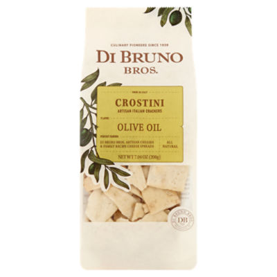 Di Bruno Bros. Crostini Olive Oil Artisan Italian Crackers, 7.04 oz