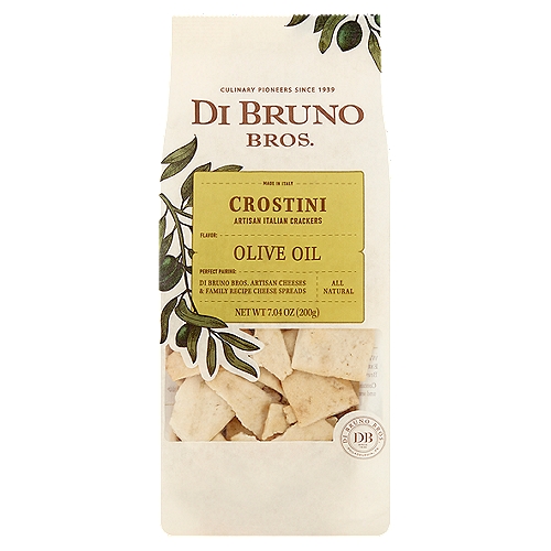 Di Bruno Bros. Crostini Olive Oil Artisan Italian Crackers, 7.04 oz