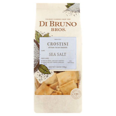 Di Bruno Bros Sea Salt Crostini Artisan Italian Crackers, 7.04 oz