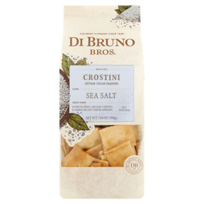 Di Bruno Bros. Sea Salt Crostini Artisan Italian Crackers, 7.04 oz