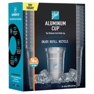 Ball 16 oz Aluminum Cup, 24 count