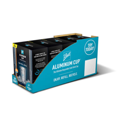 Ball Aluminum Ultimate Recyclable Cold Drink Cup 16oz - 24 CT