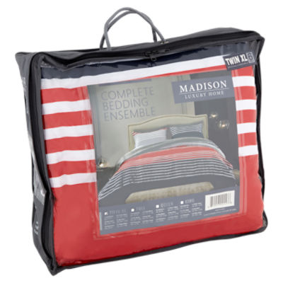 Madison Luxury Home Complete 6 Piece Twin XL Bedding Ensemble