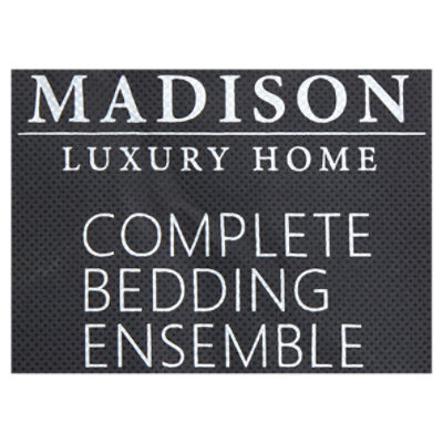 Madison Luxury Home Complete 6 Piece Twin XL Bedding Ensemble