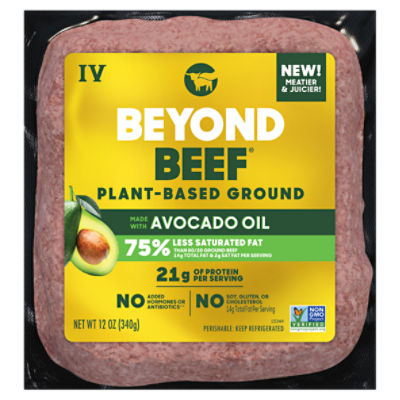 Beyond Beef Plant-Based Ground Beef, 12 oz