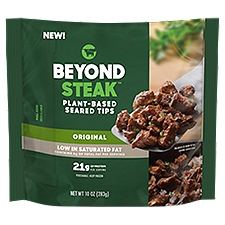 Beyond Meat Original Plant-Based Seared Tips Steak, 10 oz, 10 Ounce