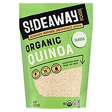S!DEAWAY FOODS Organic Classic Quinoa, 16 oz, 16 Ounce