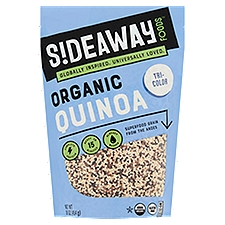 S!DEAWAY FOODS Organic Tri-Color Quinoa, 16 oz, 16 Ounce