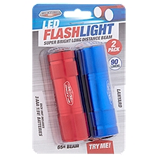 Blazing LEDz LED Flashlight, 2 count